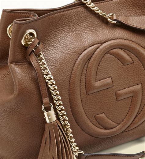 gucci purse brown leather|luxury shoulder purses on sale.